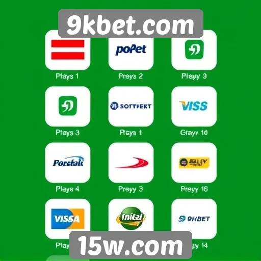 Métodos de pagamento suportados pelo 9kbet